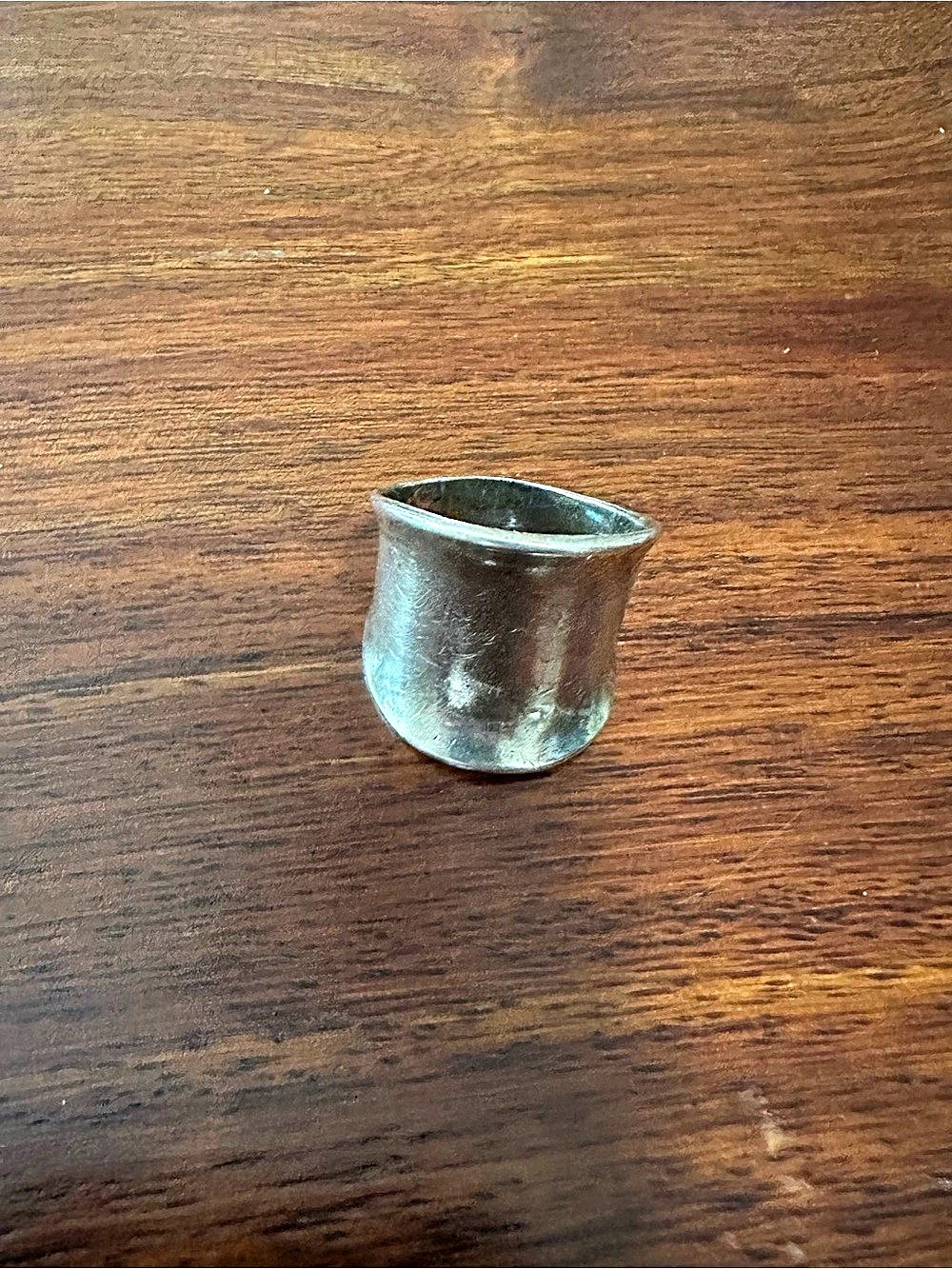 Vintage MMA RMN 925 Sterling Silver Wide Saddle Ring Sz 7 Metropolitan Museum